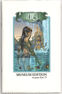 WITCHBLADE #25 FATHOM VARIANT MUSEUM EDITION MICHAEL TURNER JAY COMPANY LTD 50
