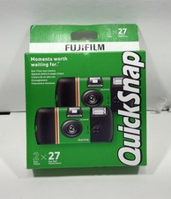 Fujifilm - Quicksnap Flash 400 Single-Use Camera with Flash - 2 pack - Green