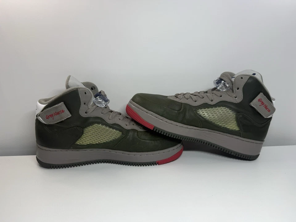 "Air Jordan Fusion 5 Premier ""Grey Nurse"" — размер 9 — оригинальная коробка" - Изображение 3 из 4