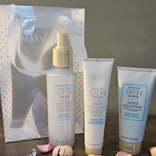 Mary Kay Satin Hands Set Fragrance-Free Shea Cream, Scrub, Softener