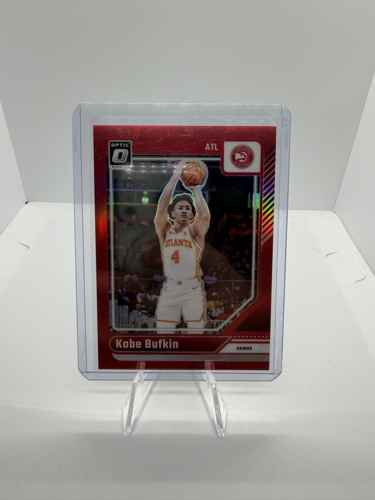 Kobe Bufkin - 2024-25 Panini Donruss Optic #223 - Red Prizm /99