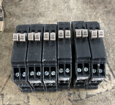 Eaton Cutler-Hammer CHT2020 CHT Twin Circuit Breaker 20 A 1 Pole 120/240V - 1pcs