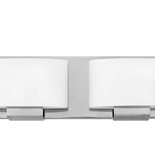 Hinkley Mila 24" Wide Modern Opal Glass Brushed Nickel Bath Light - Picture 4 of 6