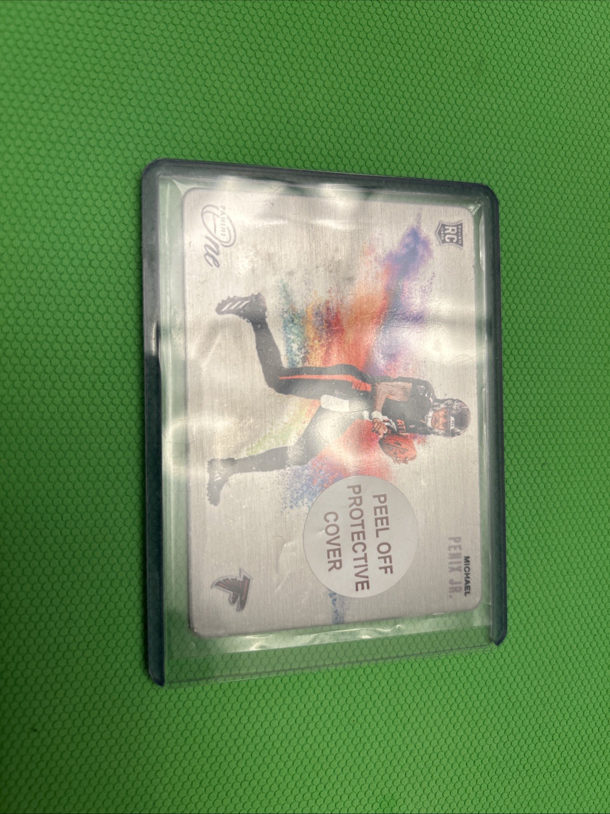 Michael Penix Jr 2024 Panini One Rookie Color Blast #CB-MPJ