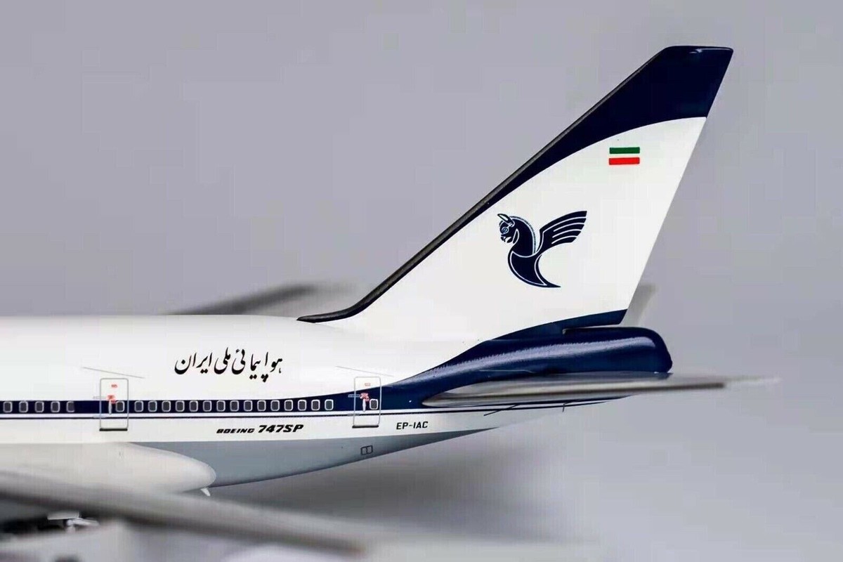 1/400 NG IRAN AIR イラン航空 B747SP 1:400 NG Model IRAN AIR BOEING 747SP Passenger Airplane