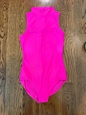 kepblom leotard, hot pink, women s small, NWOT