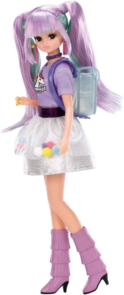 Muñeca Takara Tomy Licca Chan - #Juego de mezcla de unicornio Foto 3 de 4