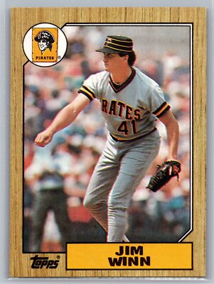 1987 Topps Baseball #262 Jim Winn Pittsburgh Pirates | eBay