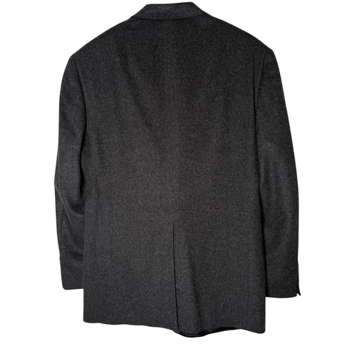 Ralph Lauren Polo University Club Camel Hair Blazer Men 41 R Gray Union Made VTG - Picture 3 of 10