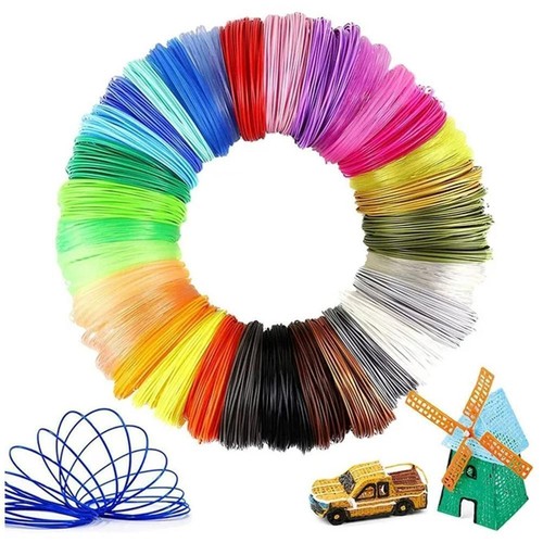 20 Colors 3D Pen PLA Filament Refills 3 meters Each Material' Color 3D G8U8 Z4C4 - Afbeelding 3 van 13