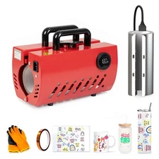 New Auto Double Station Mug Heat Press Machine DIY 2 Mugs Sublimation Printing