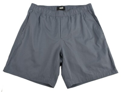 PAIGE Mens Ink Pot Blue ROSS Regular Fit Cotton Blend 7'' Shorts SMALL NWT