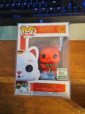 Funko Pop Asia : Lucky Cat 190 Red - Pop Toy Show 2023, Vinyl, Neuf Scellé