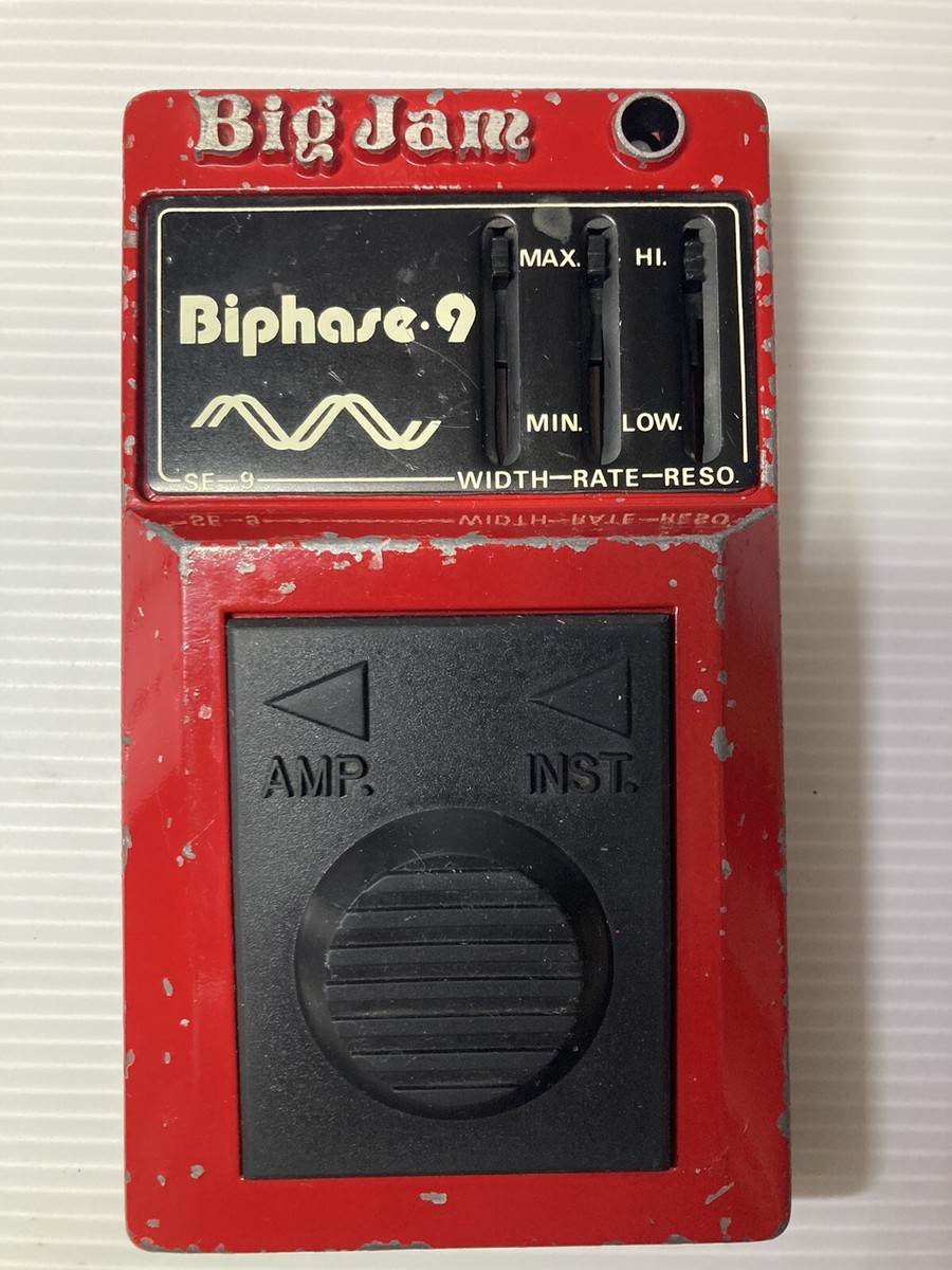 ギター Big Jam Biphase SE-9 Big Jam Biphase SE-9 Guitar Effect Pedal Vintage Analog