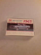 20 Greatest Hits 1965 - Original Artists Cassette, 1987 EX, Tested
