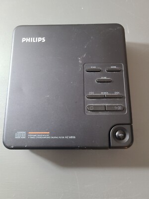Phillips AZ 6806 Portable Personal Compact Disc Player No Battery