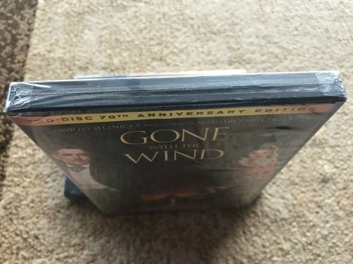 GONE WITH THE WIND (DVD, 2009, 2-DISC SET, 70th ANNIVERSARY EDITION) - NEW - Picture 3 of 3