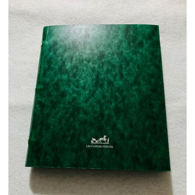 Authentic Hermes Vintage Bifold Photo Album Green Deadstock