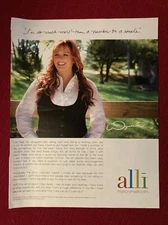 Wynonna Judd For Alli Weight Loss Medicine 2009 Print Ad - Great to Frame!