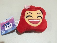 NWT Disney Store Emoji Plush Ariel Two face 5" H Little Mermaid