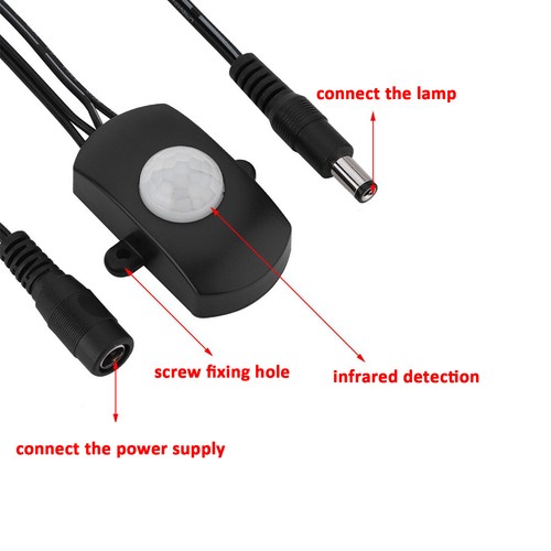 5V-24V Automatic Infrared PIR Motion Sensor Detector-Switch For LED Strip Light - Picture 5 of 15