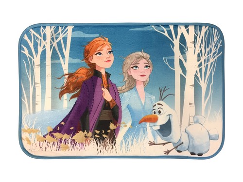FROZEN II -13 Pezzi Tenda da Doccia con Ganci e Set Tappeto da Bagno in Schiuma - Foto 2 di 2