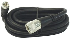 10' FOOT RG59U COAX TV Antenna CABLE WITH PL259 AND F Connector 