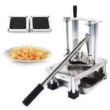 Kartoffelschneider Pommes Frites Schneider Edelstahl Gem??seschneider + 3 Klinge