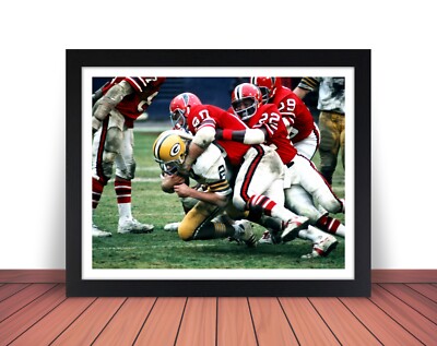Framed TOMMY NOBIS Photo Picture ATLANTA FALCONS Football / 8x10 or 11x14 (W2)