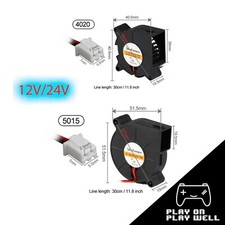 Blower Turbo Cooling Fan Brushless DC w/ 2Pin Dupont Wire Cooler For 3D Printer