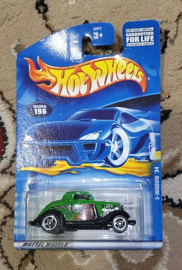 Hot Wheels - 3-Window '34 Ford Coupe, HW Collector No. 196