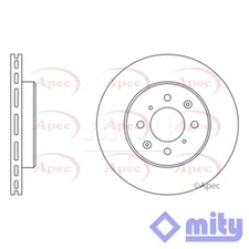 Fits Rover 200 1990-1996 400 1990-1996 Brake Disc Front Mity EAP9579