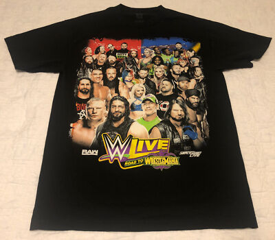2018 WWE Smackdown Live RAW “I Was There”T Shirt Medium | eBay