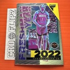 2022-23 Panini Flux Basketball Freshman Year Jabari Smith Jr. Rookie #1 Inserts