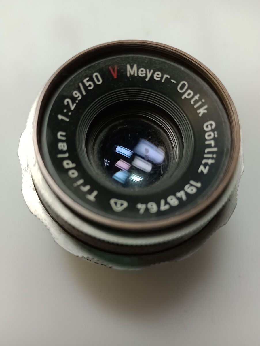 MEYER-OPTIK GÖRLITZ Objektiv TRIOPLAN 50mm F2.9 Red V * EXA MEYER-OPTIK GÖRLITZ Objektiv TRIOPLAN 50mm F2.9 Red V * EXA