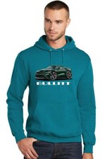 2019 2020 Bullitt Ford Mustang Full Color Design Hoodie Sweatshirt NEW