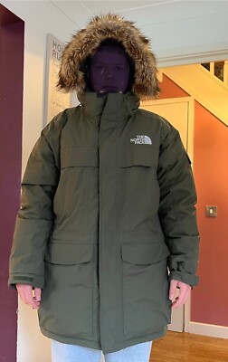 The North Face McMurdo Men's Parka XL Goose Down Fig Green