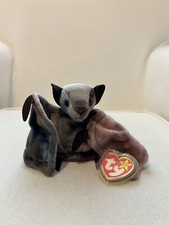 Batty TY Beanie Baby 1996/1998 Tag Error w/ P.E. Pellets  Original Retired