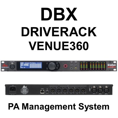 DBX DRIVERACK VENU360 Rackmount PA Management System Processor