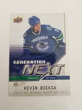 2007-08 Upper Deck Generation Next Kevin Bieksa #GN22