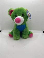 A&A Global Industries Green & Pink Teddy Bear Plush Soft Stuffed Toy