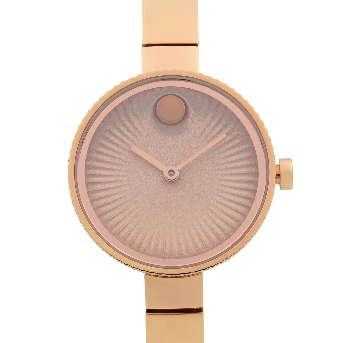 MOVADO EDGE クォーツ腕時計 Movado Edge Concave Aluminium Dial Stainless Steel Quartz Ladies