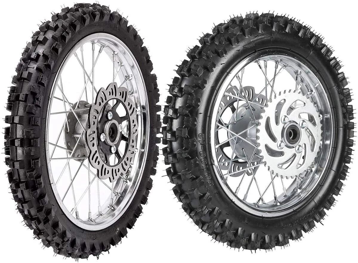 80 100 12 60 100 14 Front Rear Tire Rim Wheel For SSR 125cc 110cc