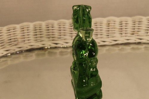 IMPERIAL GLASS GREEN PONY-OSCAR- MADE WITH HEISEY MOLD FOR HCA 1977 1ST ONE - Picture 2 of 8