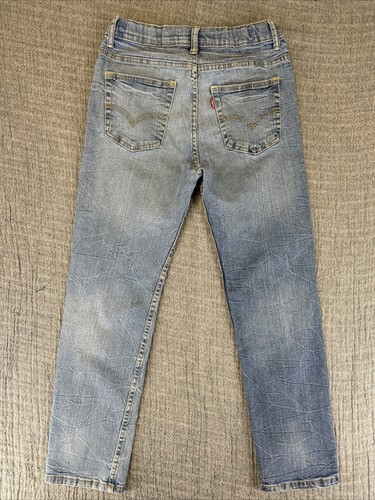 Levi's Jeans Boys Size 12 Husky 502 Regular Taper Cotton Polyester Comfort - Picture 3 of 6