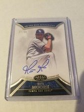 2013 Topps Tier One On The Rise Autograph Matt Moore #ORA-MM Auto 77/99 Rays