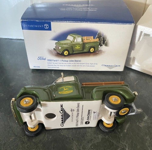 DEPT 56 1950 Ford F-1 Pickup John Deere Village Zubehör Abteilung 56 LKW - Bild 3 von 7