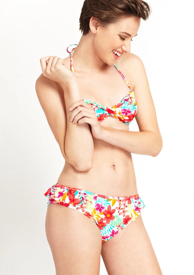 Rampage Urban Outfitters Island Fever Maui Jardín Bikini Traje de Baño Nuevo con Etiquetas $80 L Foto 3 de 4