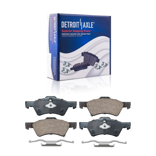 11.06'' Front Drilled Rotors Ceramic Pads for 2001 - 2007 Town & Country Caravan - Afbeelding 4 van 7