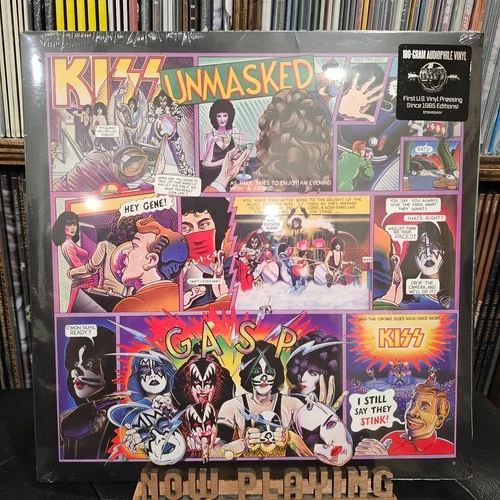 KISS - Unmasked (180g Audiophile Vinyl LP Record, 2014) [NEW/SEALED *Creases]